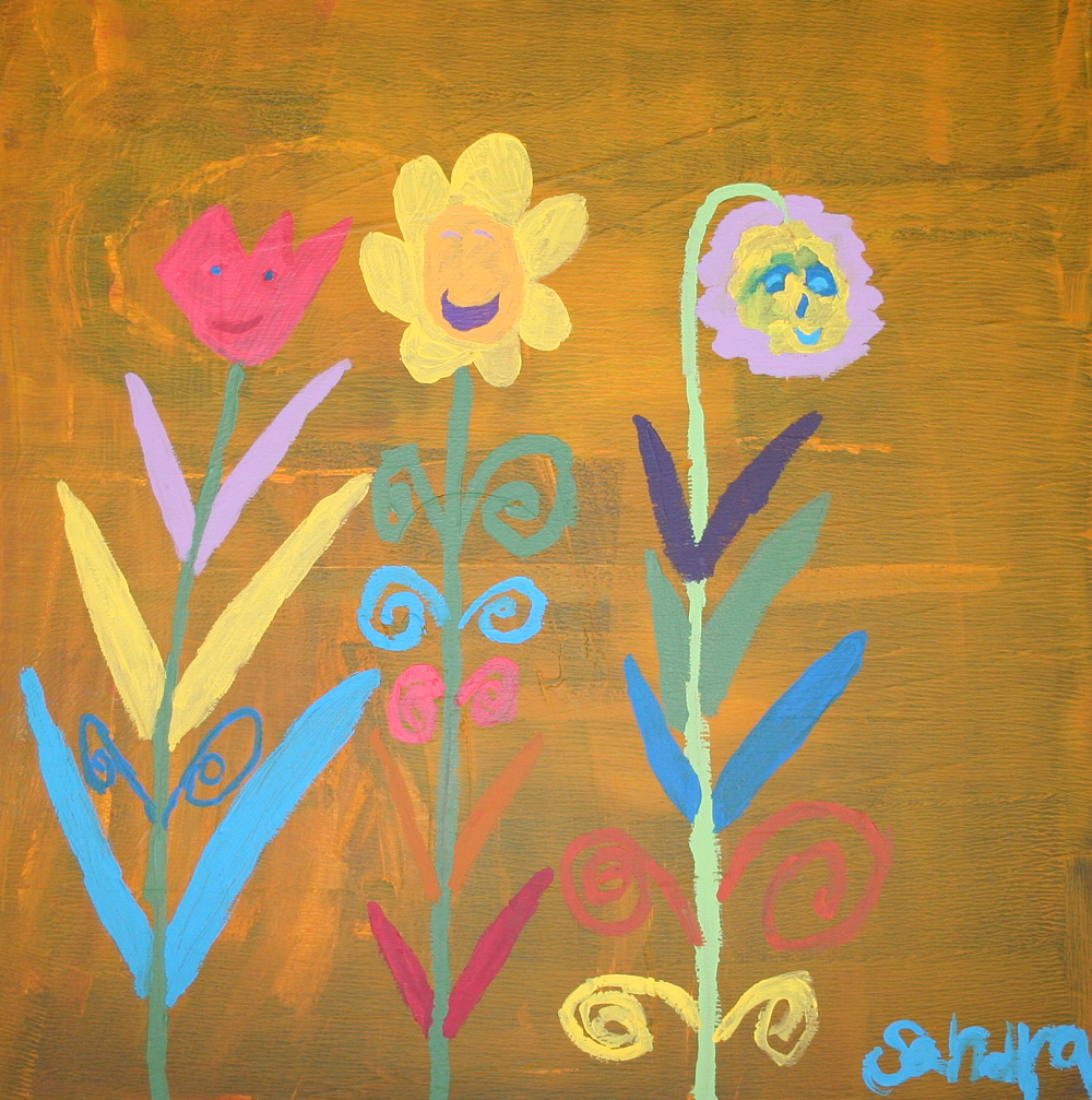 "Blumenlachen" von Sandra Braunsberger